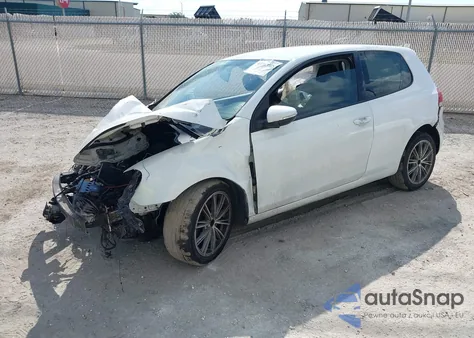 2010 Volkswagen Golf 2-Door from USA, damaged, VIN WVWBA7AJ1AW415901